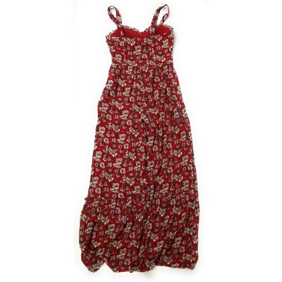 AMERICAN EAGLE Floral Wide Leg Jumpsuit Size 0 - Picture 6 of 8